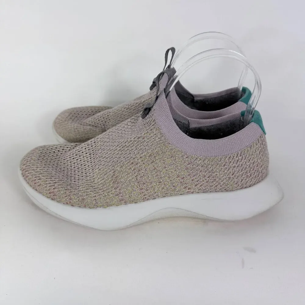 Allbirds Tree Dasher Relay Running Sneakers Women's 8 Purple Slip-On Low Top